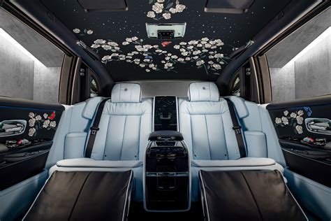 Rolls-Royce Unveils Bespoke Phantom with 1 million embroidered stitches