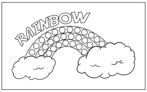 coloring pages rainbow Rainbow coloring pages for childrens printable ...