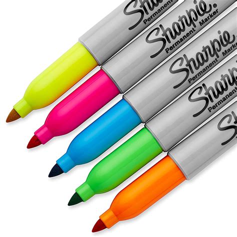 Sharpie Neon Fine Point Marker – Colors (5 Pack) – Snapshot Books