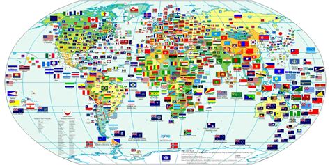 The uniqueness of the flags visualized - Vivid Maps