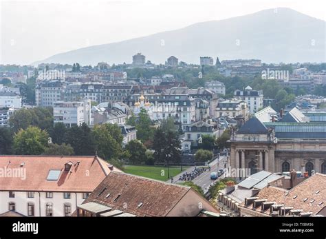 Small town, urban scenery in Europe Stock Photo - Alamy