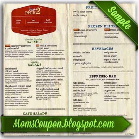 Where to find Free Printable Panera Bread Coupons online | Free Printable Coupons 2015