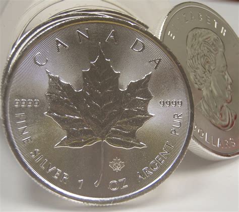 Silver 1oz Maple Leaf Coins | Diverse Equities Inc. | Calgary, Alberta