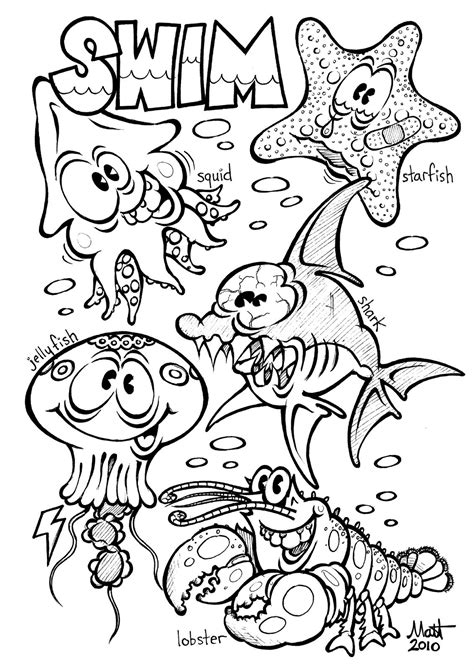 Free Printable Ocean Coloring Pages For Kids