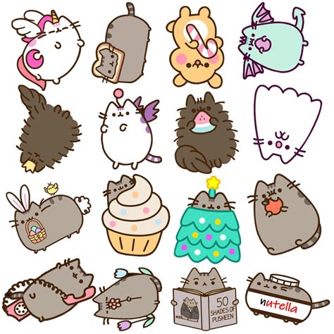 Pusheen Cat Stickers