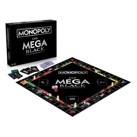 Winning moves Monopoly Board Game Mega Black Edition German Version ...