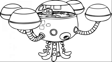 Octonauts Spaceship Coloring Page - Free Printable Coloring Pages for Kids