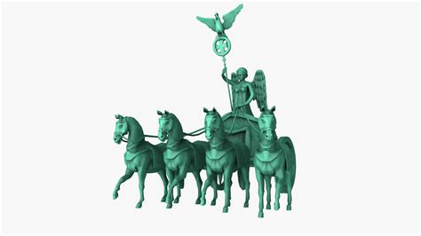 3D model quadriga brandenburg gate - TurboSquid 1463077