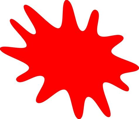 Red paint splatter clip art at vector clip art png