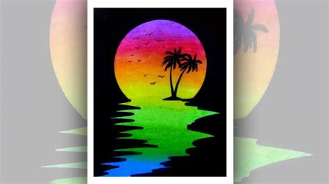 Sunset Simple Beautiful Easy Scenery Drawing : Easy nature scenery drawing easy sunset scenery ...