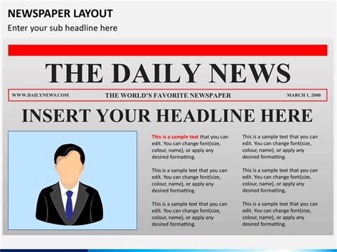 Newspaper Template Microsoft Powerpoint