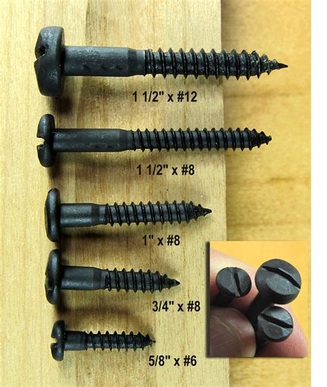 Black Wood Screws | Wild West Hardware