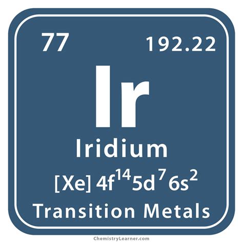 Iridium Facts, Symbol, Discovery, Properties, Uses