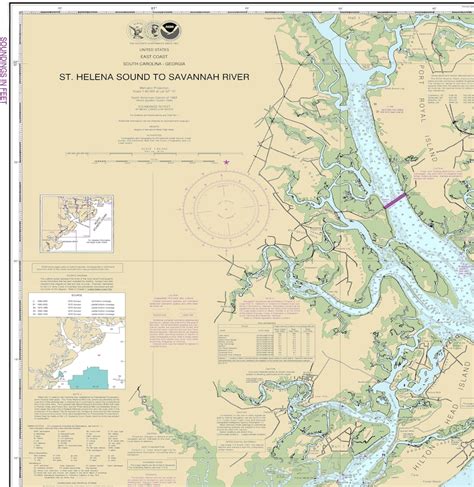 1983 Savannah River Map Savannah Georgia Map Print Produced - Etsy