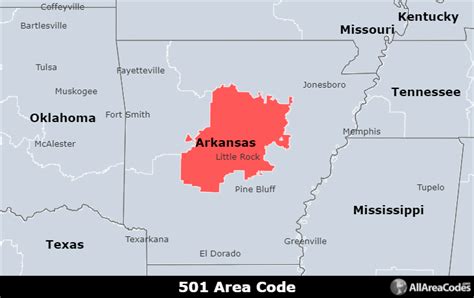 Where Is Area Code 501 Map Of Area Code 501 Little Rock Ar Area Code | Images and Photos finder