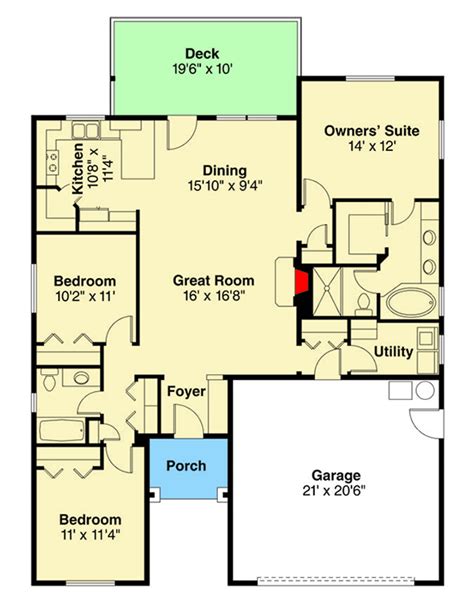 One Story Home Floor Plans - floorplans.click