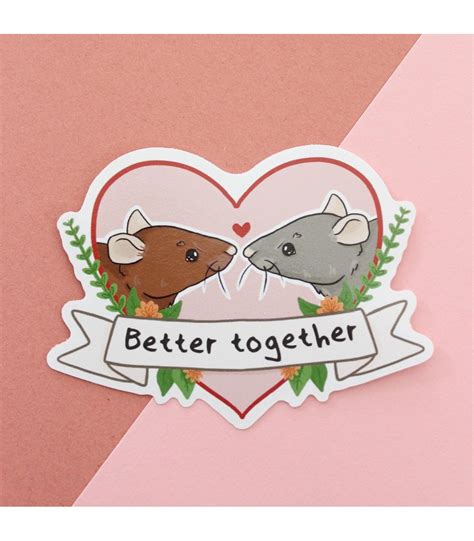 'Better together' sticker