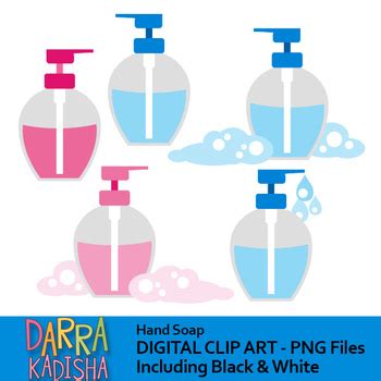 Hand soap clip art by DarraKadisha | Teachers Pay Teachers