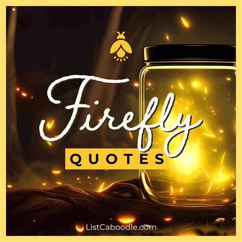 71+ Firefly Quotes (About the Inspiring Lightning Bug)