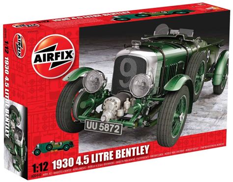 Airfix 1930 4.5 Litre Bentley Plastic 1:12 Scale Model Car Kit - Alas no longer available ...