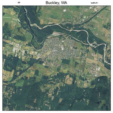 Aerial Photography Map of Buckley, WA Washington