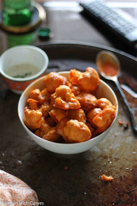 Vegan Buffalo Cauliflower Bites - Vegan With Curves