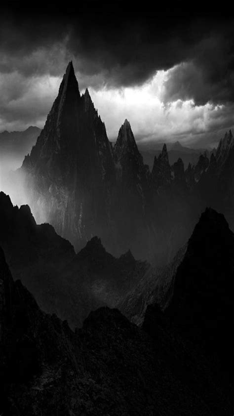 Mountain Background Beautiful Dark - rezamustafa