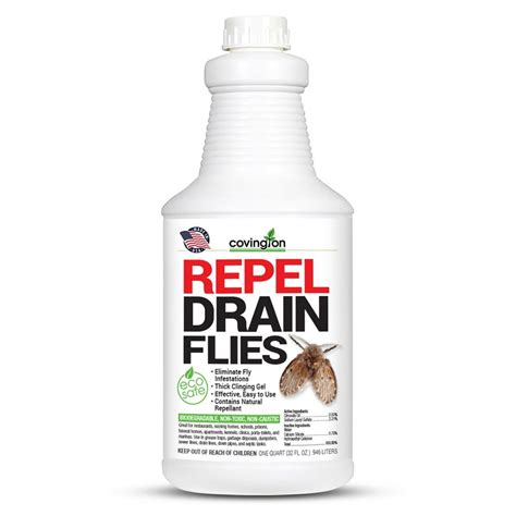 Drain Fly Killer, Natural Fruit Fly Treatment, Eliminates Odor and Drain Flies for Kitchen and ...