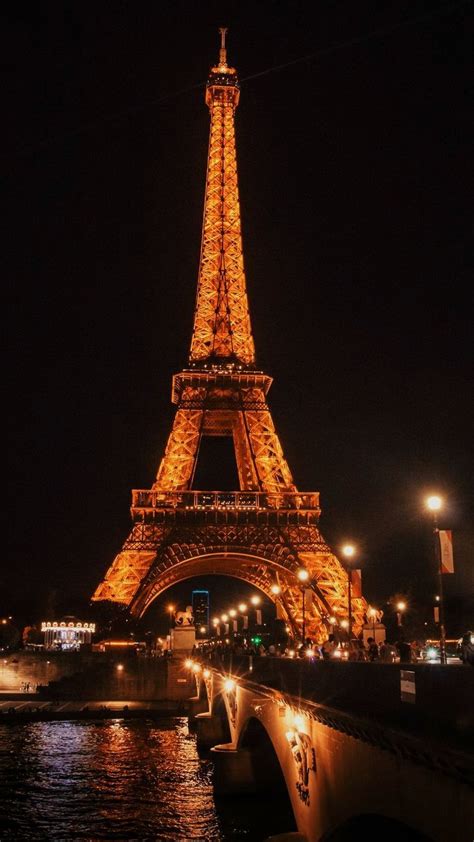 Paris at Night Wallpaper | Pemandangan, Pemandangan anime, Gambar ...