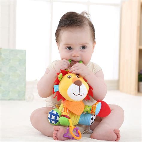 Cute Baby Toys Soft Musical Newborn Kids Toys Animal Baby Mobile Stroller Toys Plush Playing ...