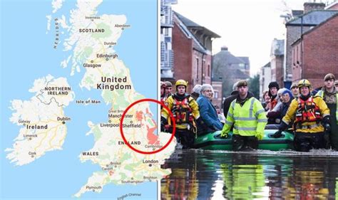 Flood map revealed: The SIX areas underwater by 2050 | UK | News | Express.co.uk