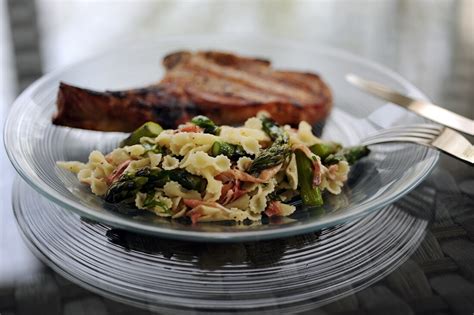 Grilled Asparagus, Farfalline and Prosciutto Salad Recipe - The Washington Post