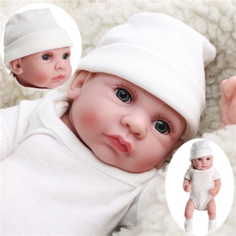 11'' High Quality Handmade Silicone Realistic Lifelike Realike Alive Newborn Reborn Baby Boy ...