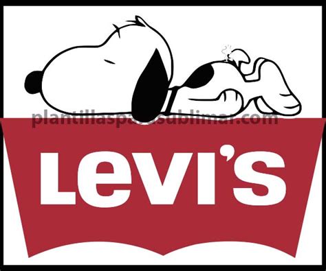 levis-vector-Snoopy-Marcas-de-ropa – Plantillas para sublimar