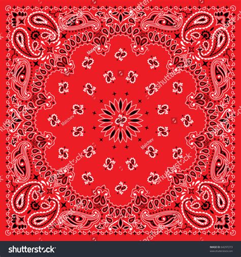 Bandana 3 Colors You Can Easily Stock Vector 64297273 - Shutterstock