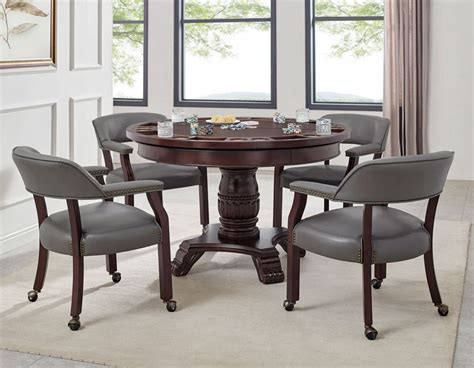 Best Price | Tournament Poker Game Table with Caster Chairs | Dallas