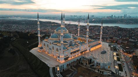 Aerial View of Camlica Mosque · Free Stock Photo