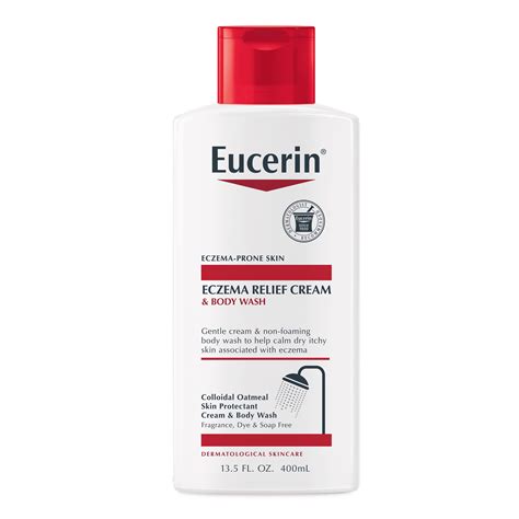 Eucerin Eczema Relief Cream & Body Wash, Eczema Body Wash, 13.5 Fl Oz Bottle - Walmart.com