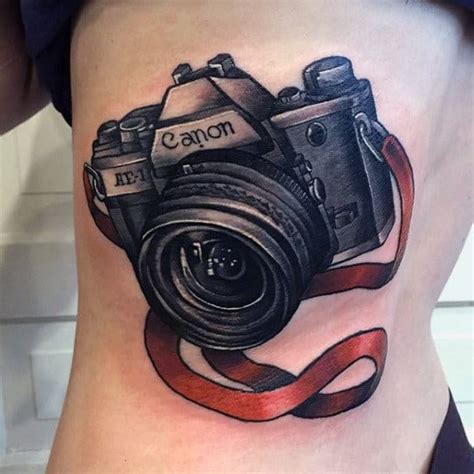 80 Camera Tattoo Designs For Men - Photography Ink Ideas