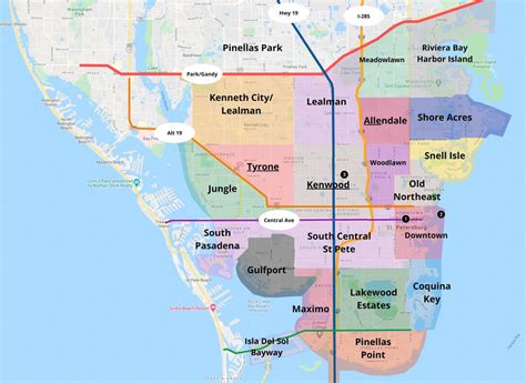 St Petersburg Zip Code Map - Alvina Margalit