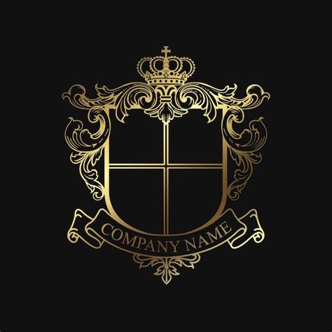 Premium Vector | Crest Logo Template Elegant emblem boutique heraldic hotel heraldry