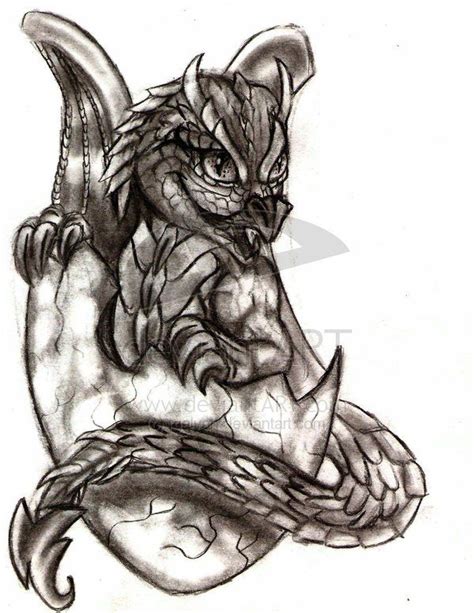 Baby Dragon | Baby dragons drawing, Baby dragon art, Baby dragon tattoos