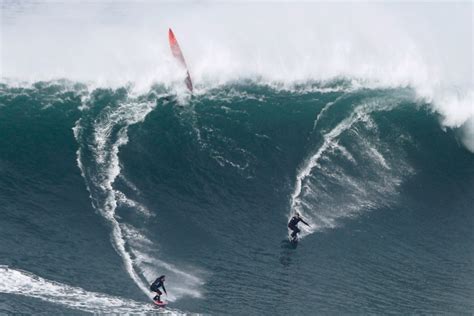 Photos: Incredible images of big wave surfing from Portugal