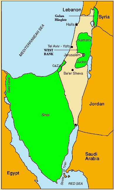 Understanding The 1967 Map Of Israel: A Historical And Geopolitical ...