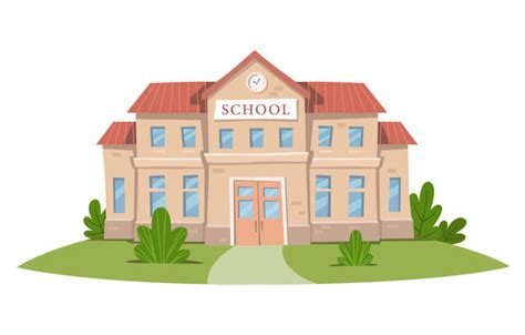 School Building Clipart Images – Browse 4,772 Stock Photos, Vectors ...