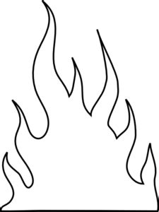 Flames Outlines Clip Art at Clker.com - vector clip art online, royalty free & public domain