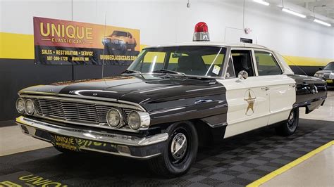 1964 Ford Galaxie 500 Police Car Barney Fife Sold | Motorious