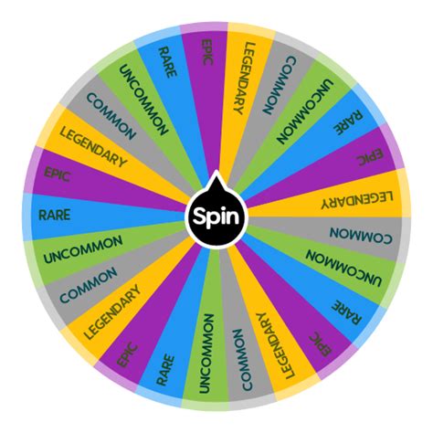 FORTNITE RARITY CHALLENGE | Spin The Wheel App