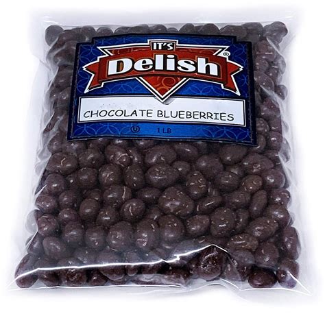 Gourmet Dark Chocolate Covered Blueberries by It's Delish, 10 lbs Bulk - Walmart.com