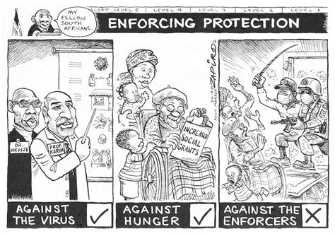 "Enforcing Protection" -Cartoon über die Auswirkungen der... | Download Scientific Diagram